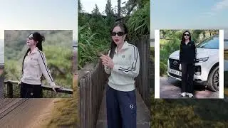 Bộ Quần &Aacute;o Nỉ Nữ GUNO Cao Cấp Nỉ Modal K&eacute;o Kho&aacute; Cổ Polo K&egrave;m Quần Su&ocirc;ng Logo Th&ecirc;u Thời Trang
