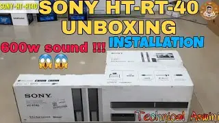 Sony HT-RT40 5.1channel home theater unboxing  || Powerfull sound system  🔊 || Dolby sound