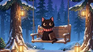 Cozy Night with My Cat ☕ Lofi Hip Hop Radio ✨ Relaxing music to study, chill & unwind