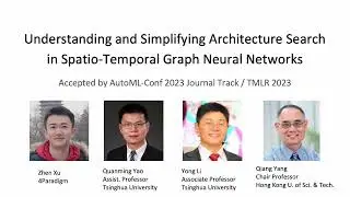 [AUTOML23]Understanding and Simplifying Architecture Search in Spatio-Temporal Graph Neural Networks