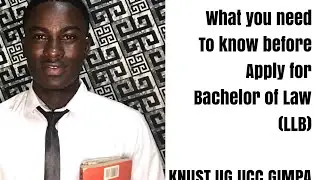 What to Know before applying for BACHELOR OF LAW