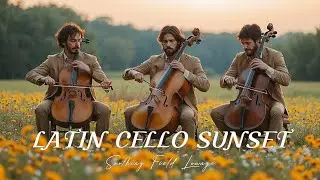 Peaceful Cello & Latin Jazz Lounge Music for Relaxing Sunset Nature Vibes