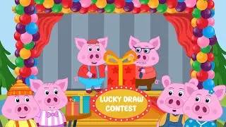 Конкурс лотереи 🎁 | Приключения на ярмарке с Хэмми, Бэконом и Порки | Детская история