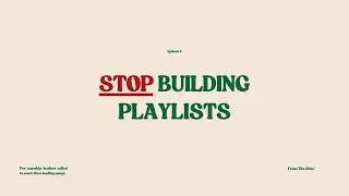 How to Build a Worship Set List That Actually Leads People Somewhere