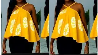 HOW TO CUT AND SEW THIS HIGH LOW CIRCLE TOP// BEGINNER FRIENDLY// EASY AND FAST TUTORIAL #fashiontop