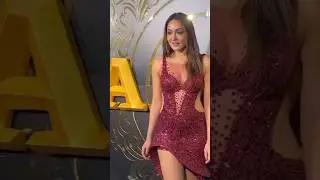 Khushali Kumar arrived at #AnimalSuccessBash 💕😍#ytshorts #shorts #KhushaliKumar