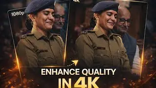 How To Enhance Video Quality In 4K  | 1080p to 4K Using V Make & Alight Motion