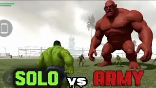 Red Hulk With Zombie Army 😱  Green Hulk Trapped #indianbikedriving3d #youtubevideo #hulk #hulkfight 