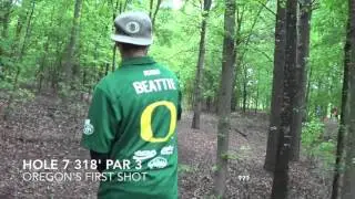 2015 National Collegiate Disc Golf Championship Round 4 - Oregon vs. Alabama; Moody Woods