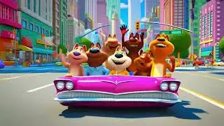 Zoo Crew in the City Car Ride | Children's Song
