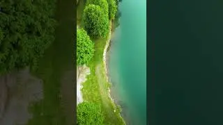 Beautiful Lake from Above 🌿 | Relaxing Music | Nature Shorts