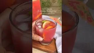 Virgin Sangria 🍷✨ #mocktail