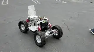 150kg Rover - UGV ( Unmanned Ground Vehicle ) Test Drive