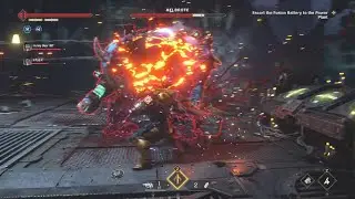 Space Marine 2 Hellbrute Fight