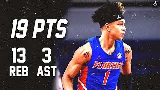 Tre Mann Records 1'st Career Double-Double | Florida vs Auburn 2.23.21 | 19 Pts, 13 Reb & 3 Ast