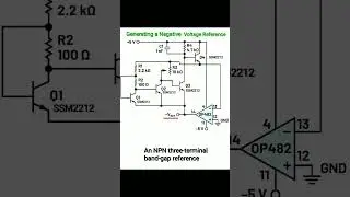 Generating Negative Voltage Reference Diagram Explained #voltage #diagram #design #tech #education