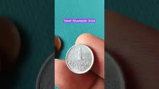 Moeda ANTIGA 1 centavo 1967 Valor ATUALIZADO 2024 #moeda #moedaantiga #centavo #valoratualizado