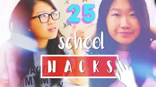 25 Weird School Life Hacks YOU'VE NEVER HEARD BEFORE!