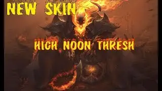 BunnyFuFuu | NEW THRESH SKIN | HIGH NOON THRESH | PBE Patch 8.17