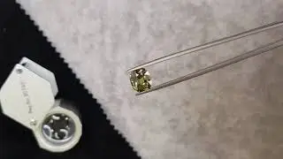 Yellowish green sapphire 3.54 ct
