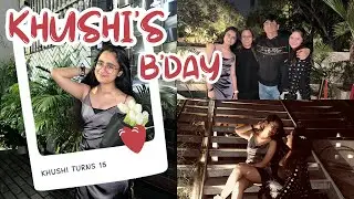 Baby sister turns 15 | Khushi's Birthday | Birthday shopping | A Little surprise | Mahima Hasija
