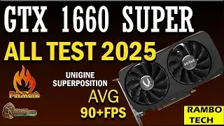 Zotac GTX 1660 SUPER &ndash; 5 Benchmarks 2025 | FurMark, Superposition, MSI Kombustor, Valley, Heaven
