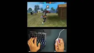 mini pc keyboard and mouse game play⌨️🖱️ #freefire#handcam #sadsong