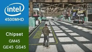 Grand Theft Auto 4 Gameplay Intel GMA 4500MHD (Low Graphics Mod)