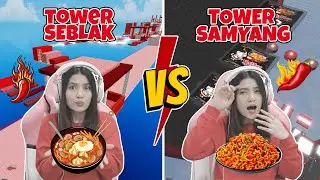 TOWER SEBLAK VS TOWER SAMYANG!! MANA PALING PEDAS FAVORIT KALIAN?? [ROBLOX INDONESIA]