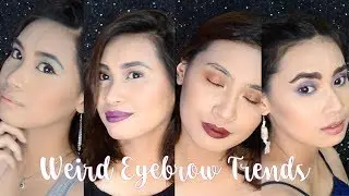 Weird Eyebrow Trends | eliciaMUA
