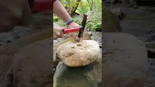 &iexcl;ASI PODEMOS RECUPERAR EL ORO DE LOS CUARZOS SUELTOS EN LOS RIOS!... #curiosidades #oro
