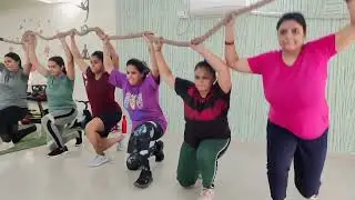 Team based battle rope exercise 🤸🤸,#gym #exercise #morningworkout