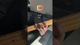 How to play the Minor Scale on bass. Key 🔑: F sharp minor #bass