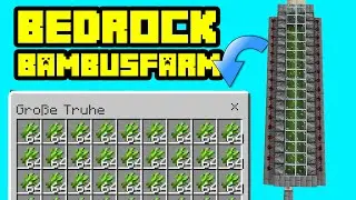 wie baut man eine Bambusfarm in Minecraft 1.20 Bedrock