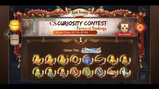 Call me emperor cs curiosity contest event - How to get points at curiosity event