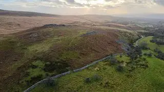 Pale'r Cwrt on the Brecon Beacons near Llandyfan in Winter (4K)