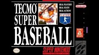 Tecmo Super Baseball (Super Nintendo) - Pittsburgh Pirates vs. San Francisco Giants