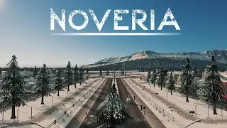 How To Start A SNOW City With Beautiful Detailing In Cities Skylines! | Noveria