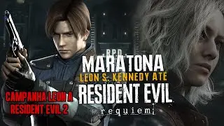 MARATONA Leon Scott Kennedy AO RESIDENT REQUIEM #2  - Resident Evil 2 Clássico LEON A (PS1)  ZERADO