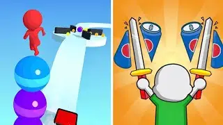 Stack Rider против Twin Blade Slice: прохождение игры для Android iOS, новое обновление avER5H