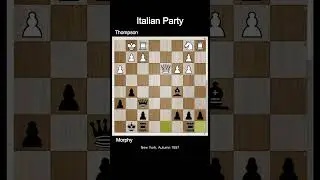 The Magic of the Italian Game: Morphy vs Thompson | Classic Chess Battle