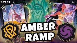Lorcana Set 11 Deck - Amber Amethyst Ramp!