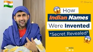 How INDIAN names were INVENTED! *Secret Revealed* 😱YT #Shorts Daily | Funyaasi