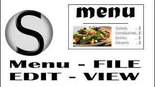 2.2 SMath Studio Menus: FILE, EDIT, VIEW