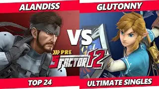 Pre S Factor 12 - AlanDiss (Snake) Vs. Glutonny (Link) Smash Ultimate - SSBU