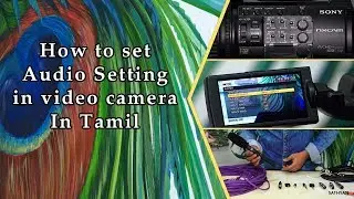 How to set Audio Setting in video camera In Tamil