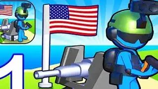Fight For America: Defense War - Gameplay Walkthrough Part 1 Tutorial Stick War Army Commander