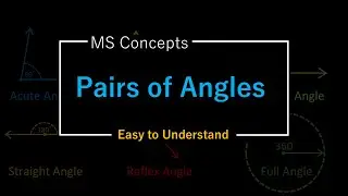 Pairs Of Angles | Complementary, Supplementary, Adjacent, Linear Pairs & Vertically Opposite Angles