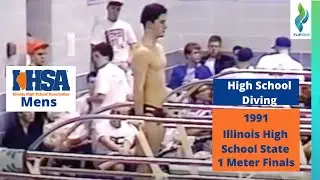 1991 Illinois High School State Diving Championships - Boys 1 Meter Springboard Diving