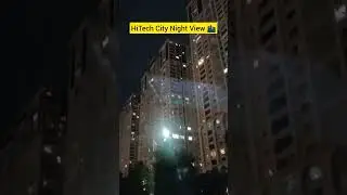 Hyderabad&rsquo;s Silicon Valley 😍 | HiTech City Night View 🌃 #shorts #shortsfeed #shortsvideo